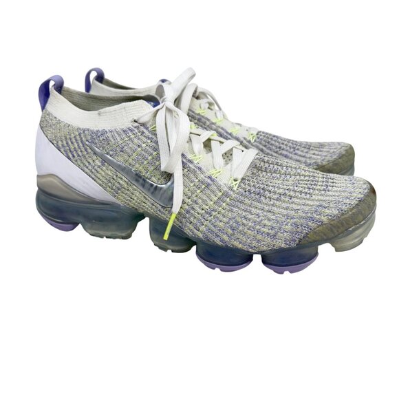 Nike Vapormax Flyknit 3 - Barely Volt - Women's US 11.5 / UK 9 (AJ6910-102) - Picture 2 of 10